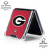 University of Georgia Logo Red Galaxy Z Flip6 Clear Case